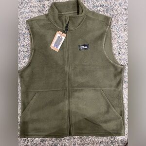 NWT Eddie Bauer Polar Fleece Vest in Spruce Green Size Medium
